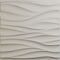 Ekena Millwork 19 5/8in. W x 19 5/8in. H Ripple EnduraWall Decorative 3D Wall Panel Covers 2.67 Sq. Ft. WP20X20RPGBW - alternate 1